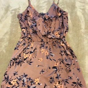 Express Size Small Floral Wrap Dress